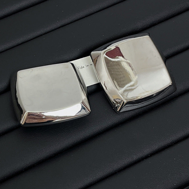 Wholesale Geometric Square Exaggerated Large Earrings