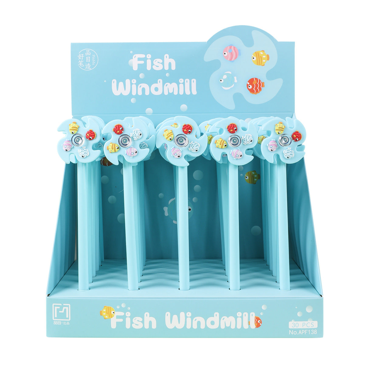 Wholesale New Creative Cartoon Pinwheel Plastic Gel Pen