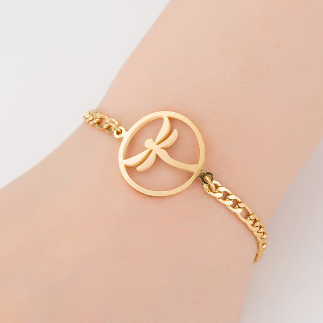 Wholesale Couple Bracelet Female High Sense Titanium Steel Bracelet Niche Design Couple Jewelry Stainless Steel Animal Letter Jewelry