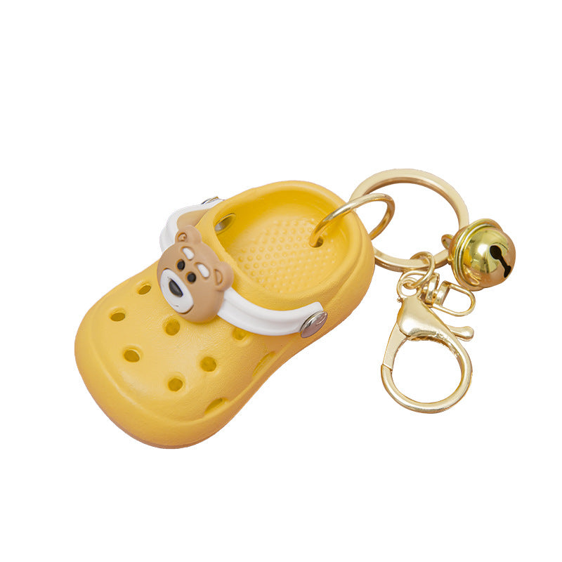 Wholesale Creative cute mini hole shoes keychain