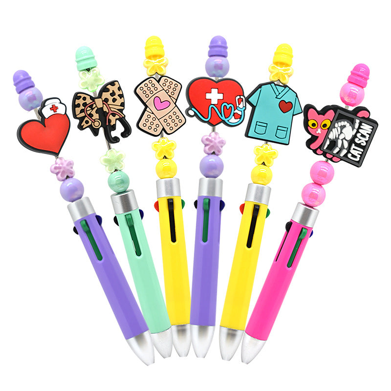 Wholesale Random 100pcs/pack  Medical series cartoon bead  Focal Beads