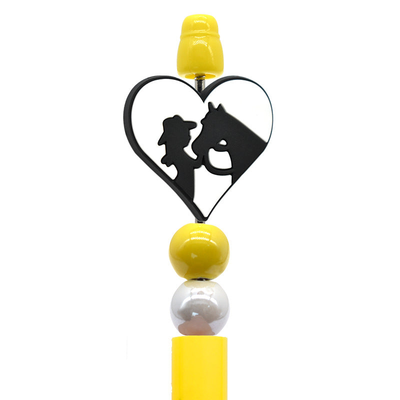 Wholesale Random100pcs/pack DIY Pen Beads High-Value Student Stationery Jewelry