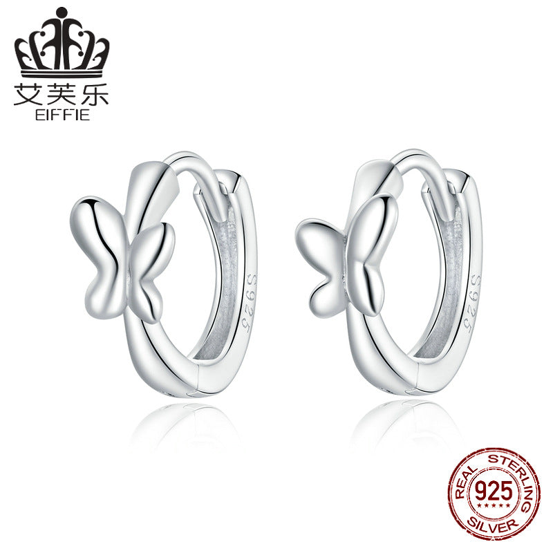 Wholesale 925 Sterling Silver Butterfly Earrings