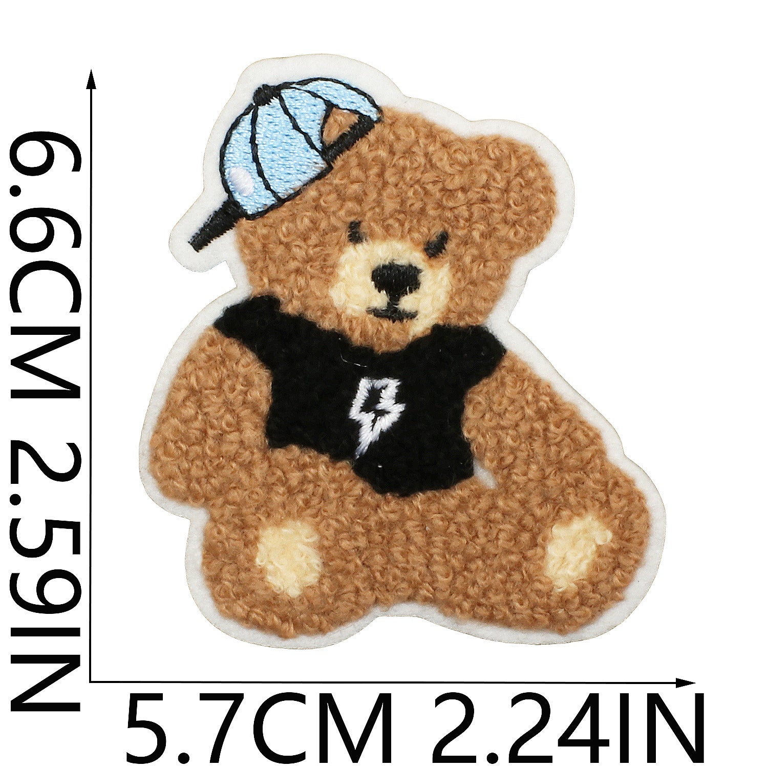 Wholesale Bow Bear Embroidered Cloth DIY Patches