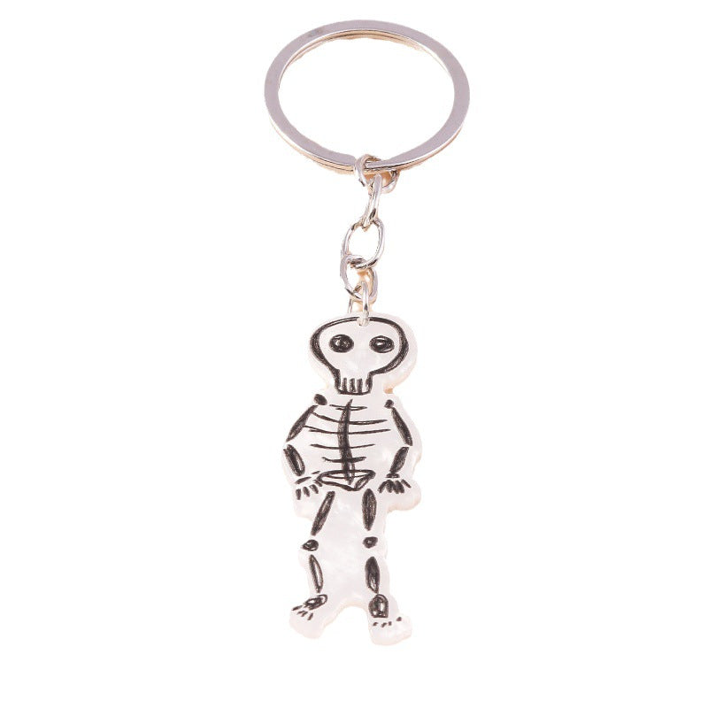 Wholesale Ghost Skeleton Zinc Alloy Keychain