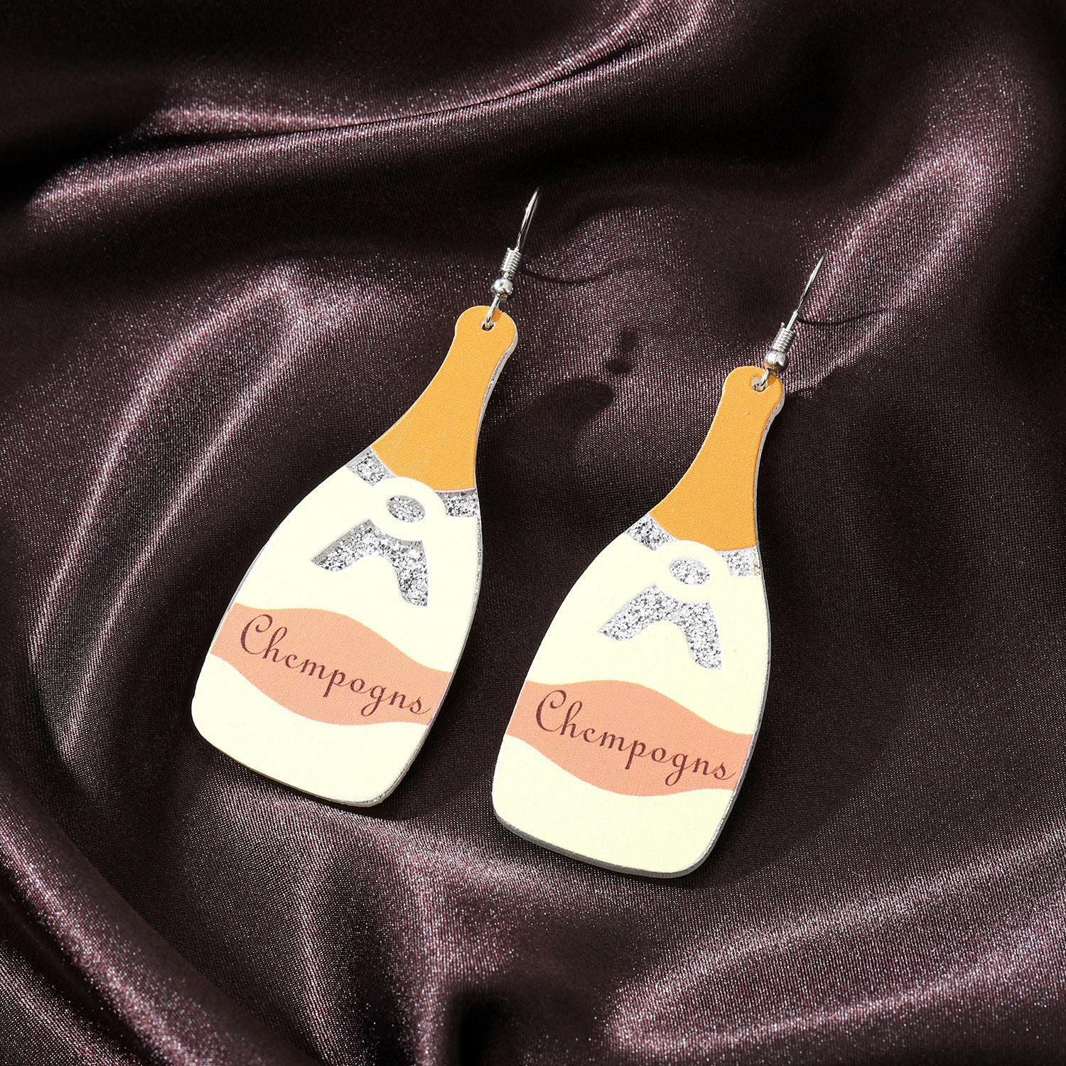 Wholesale 5pcs/pack Cartoon Acrylic Christmas Earrings Snowman Earrings