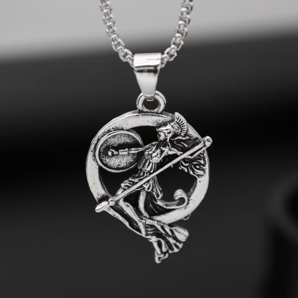 Wholesale Vintage Eagle Wings Alloy Pendant Necklace