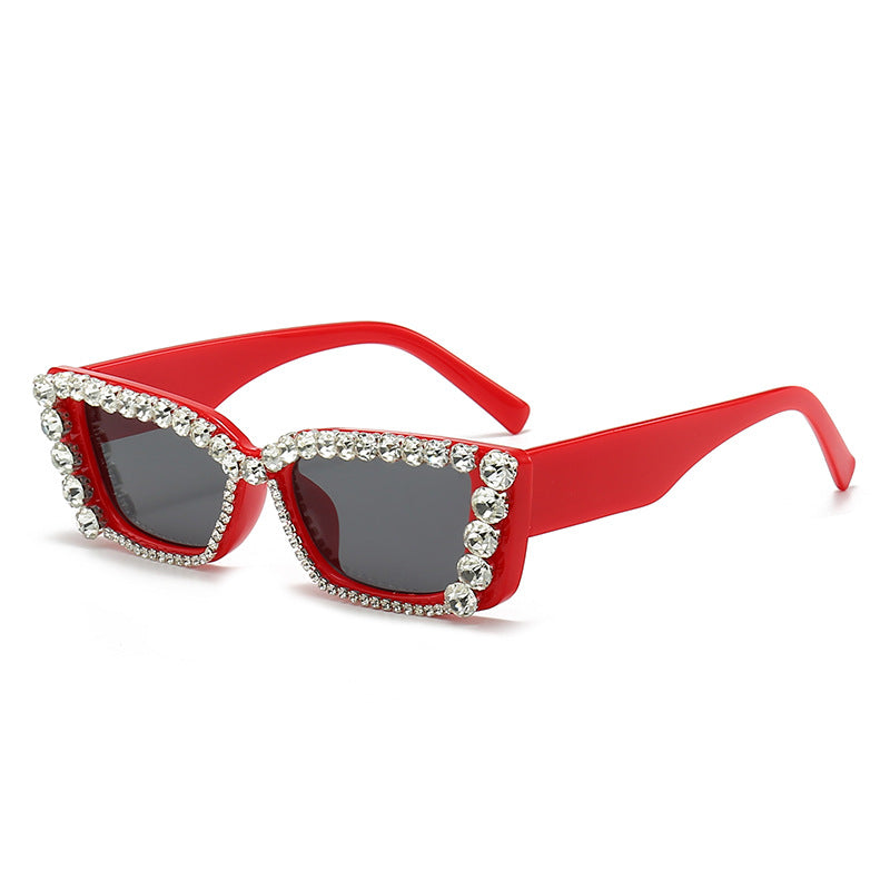 Wholesale UV protection personalized diamond-studded sunglasses