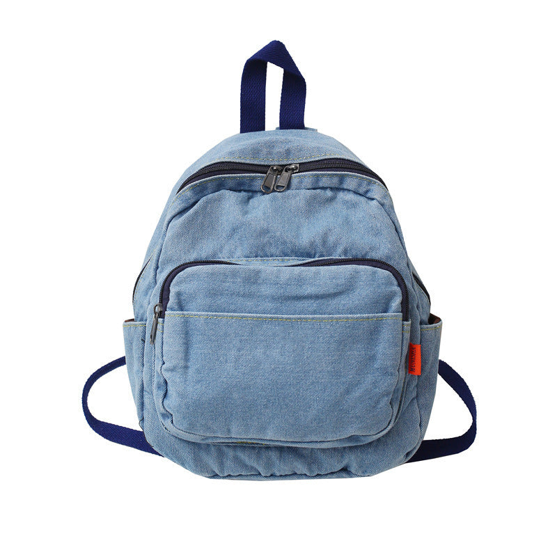 Wholesale Retro Denim Casual Backpack