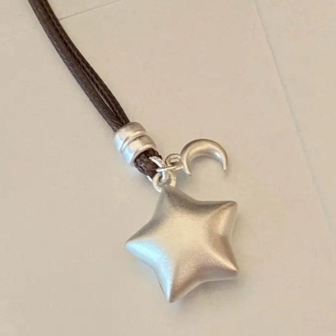 Wholesale Origami Star Sweater Chain  Long Five-Pointed Star Necklace