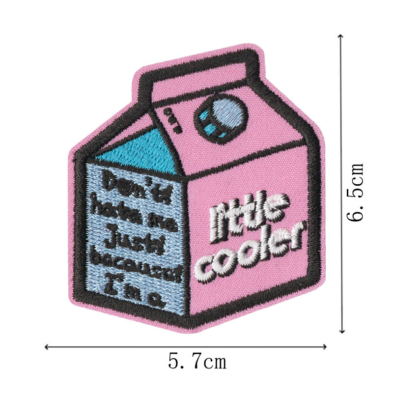 Wholesale Funny duck and cat embroidery DIY Patches