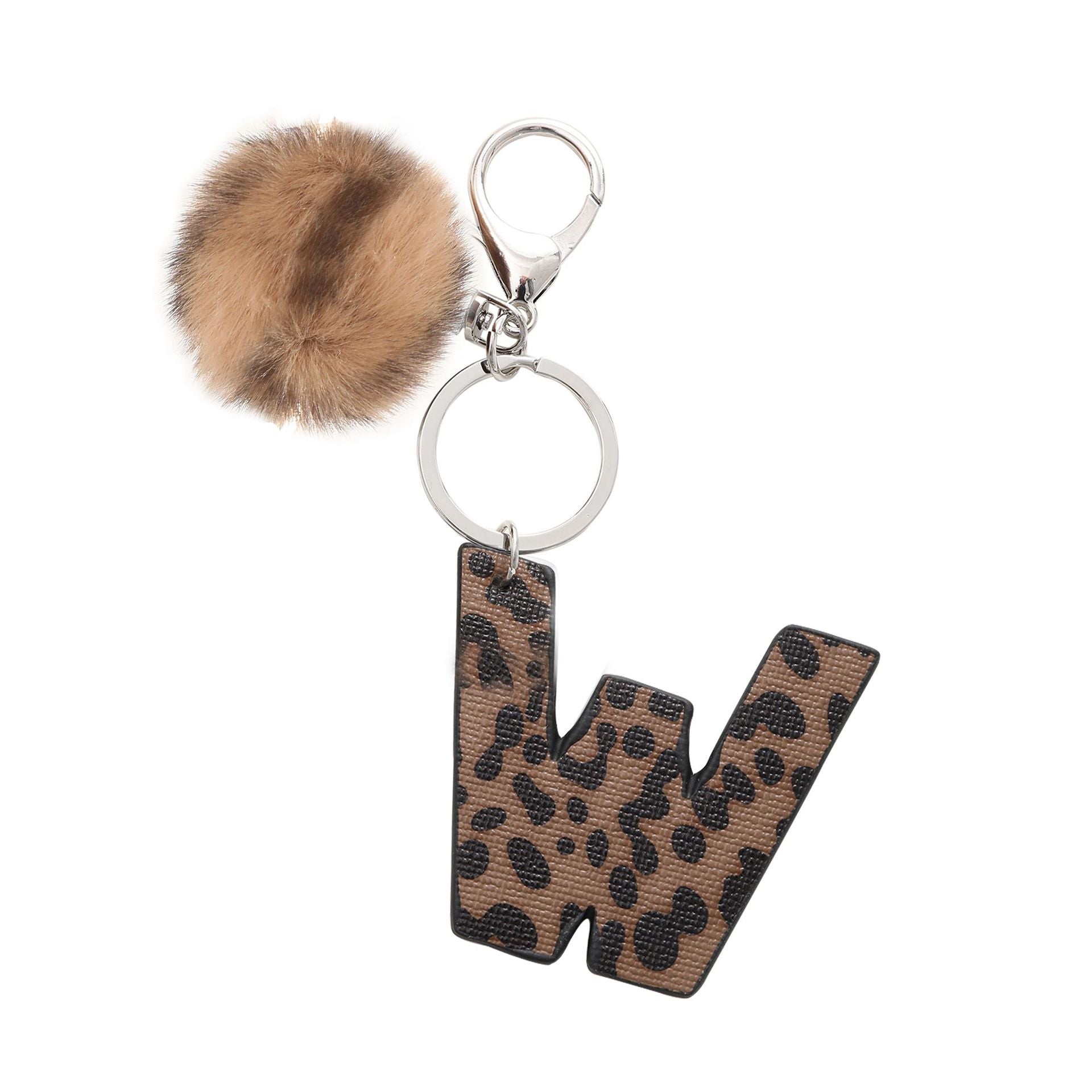 Wholesale Western Cowboy Leopard Leather Keychains