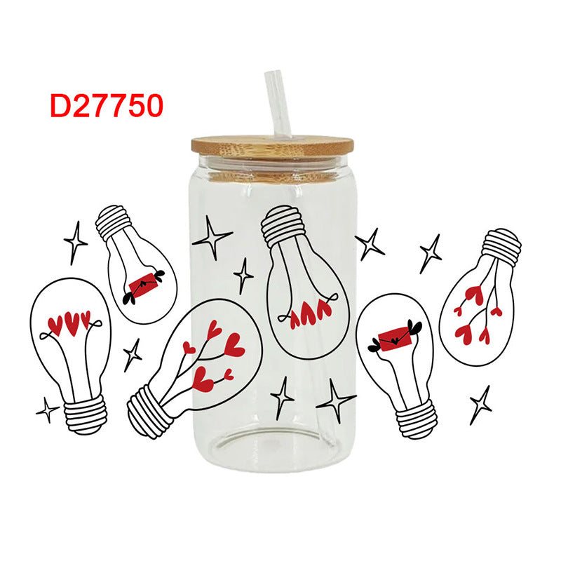 Wholesale UV Transfer Paste Glass Crystal Label Crystal Paste 16OZ UV DTF WRAPS