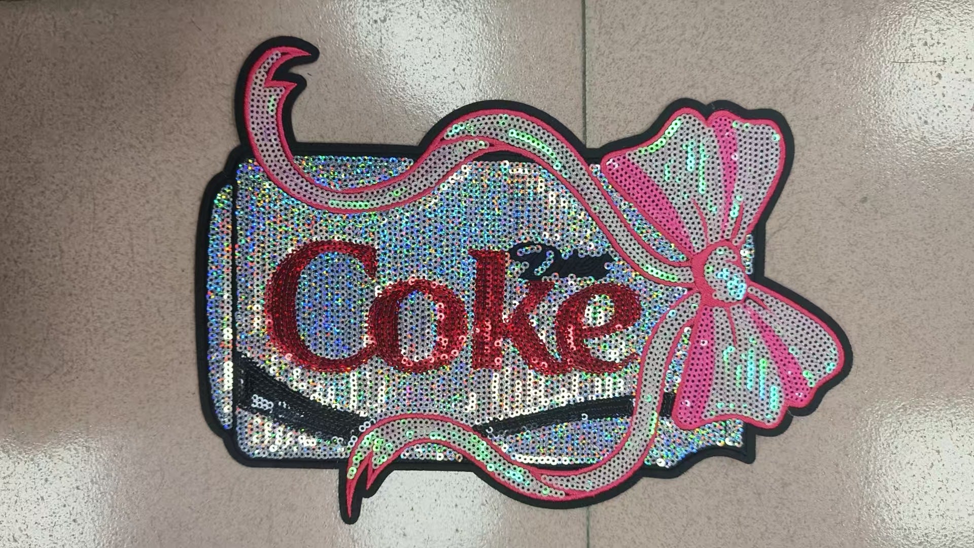 Wholesale Trendy Sequin Embroidered Lucky Carnival Patch Valentine S Day Coat Accessory