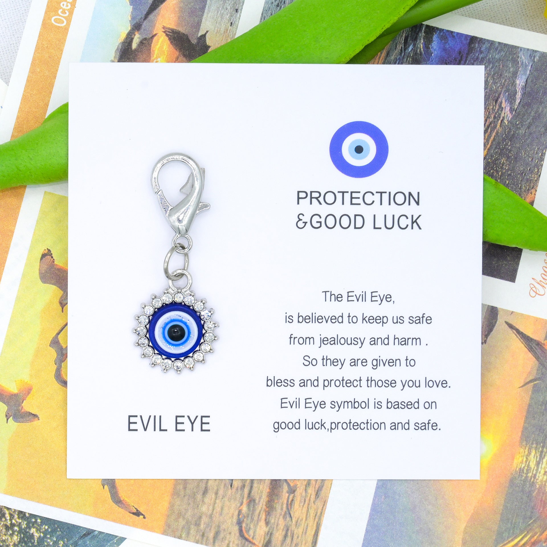 Wholesale Blue Evil Eye Keychain