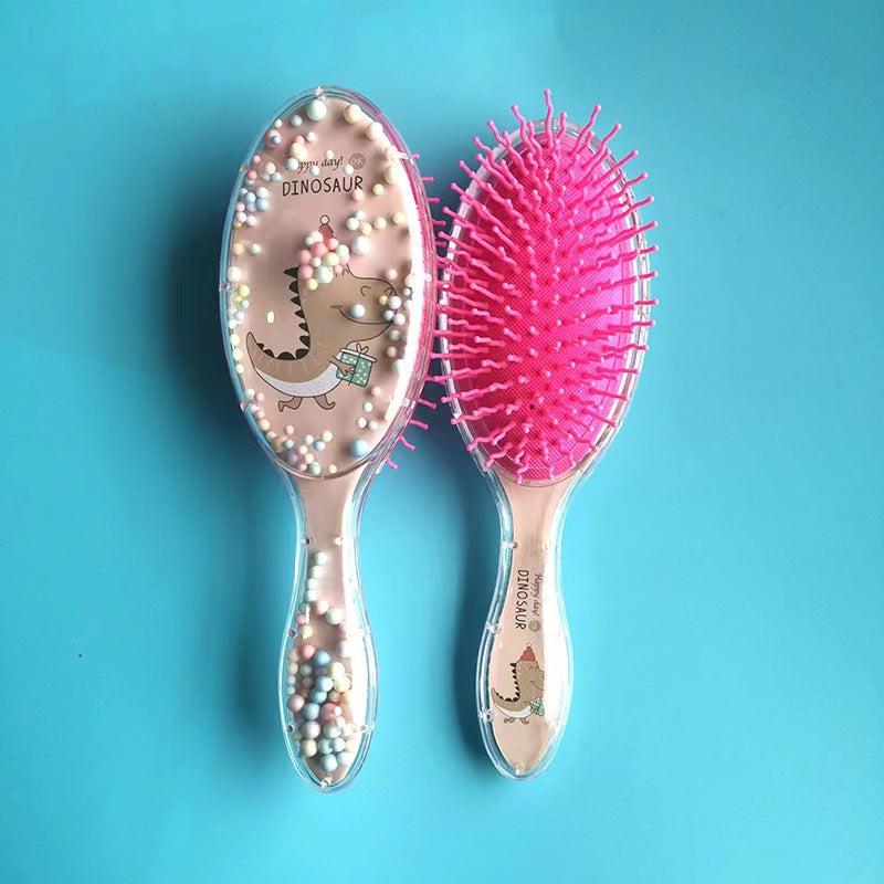 Wholesale ABS Oval Colored Glitter Comb