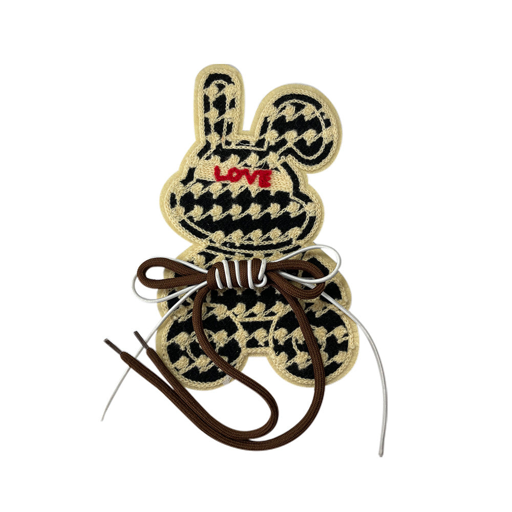 Wholesale Trendy Embroidered Cartoon Bear Rabbit Patch For DIY Coat Decoration Resale