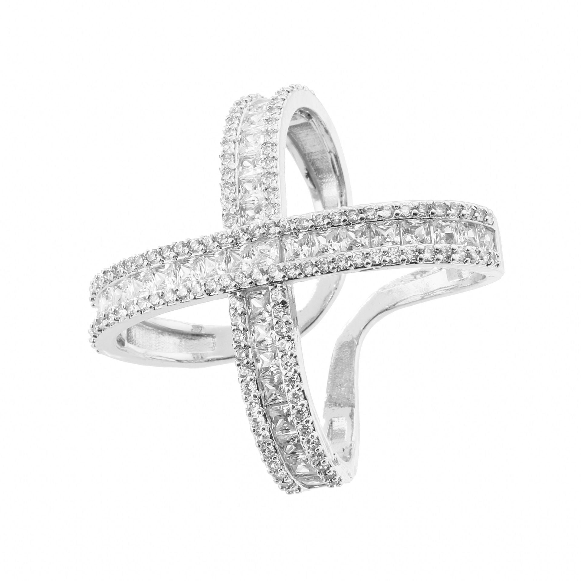 Wholesale Fashion Love Geometric Opening Adjustable Ring