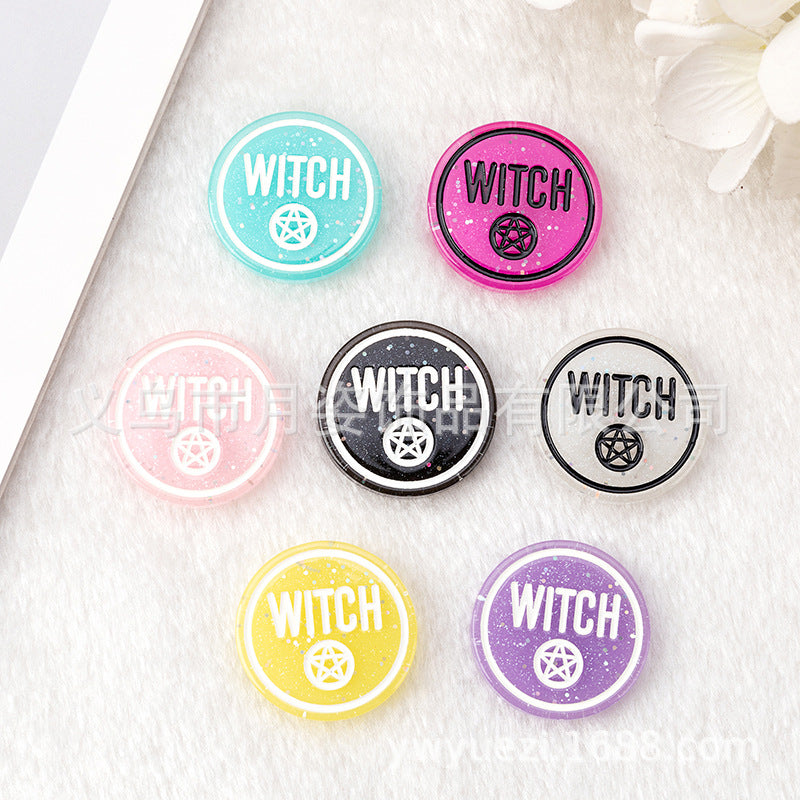 Wholesale 20pcs/pack Resin Magic WITCH Candy Cat Mobile Phone DIY Accessories