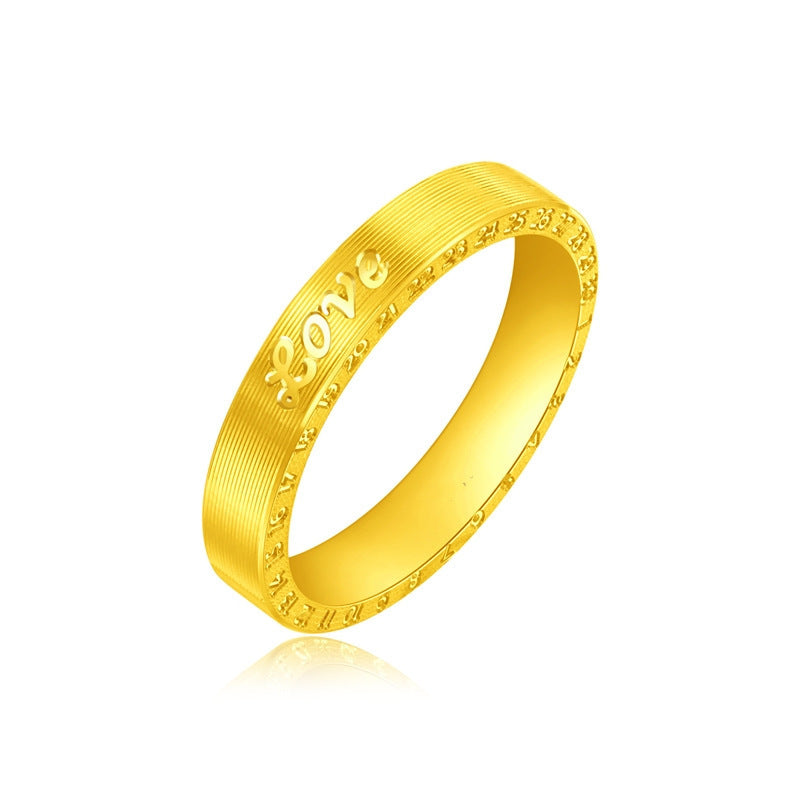 Wholesale Valentine's Day Copper Plated Love Rings