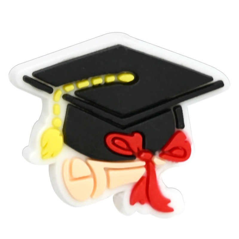 Wholesale Random 100pcs/pack  Back-to-School Series Student Stationery  Focal Beads