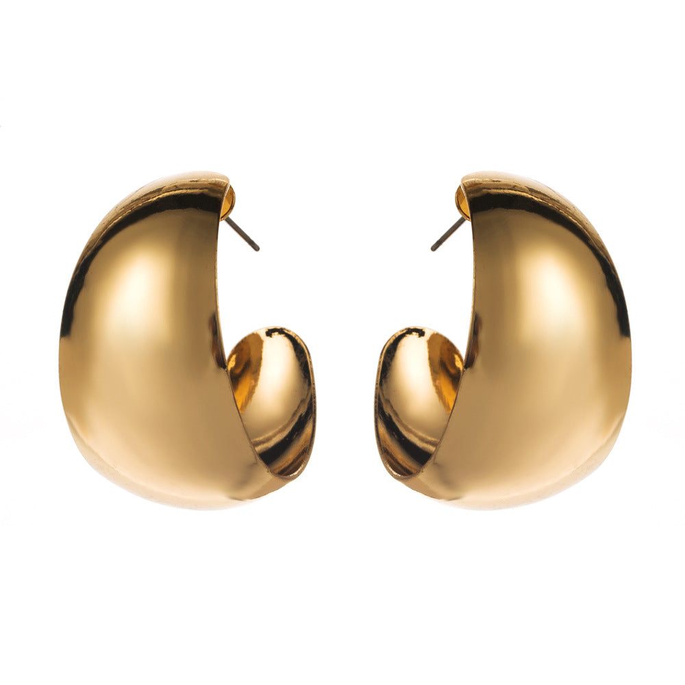 Wholesale ins style retro trend glossy temperament earrings