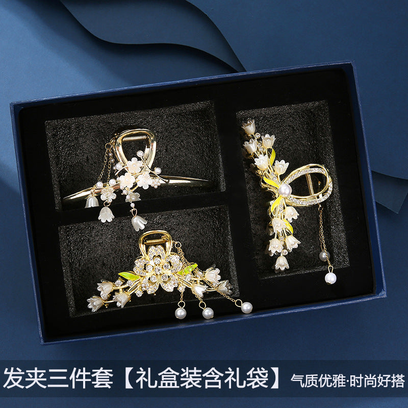 Wholesale Women's Grab Hairpin Antique Hair Accessories Birthday Valentine's Day Gift