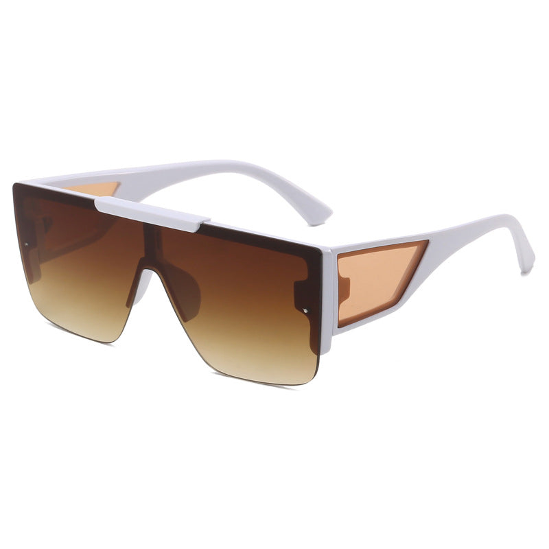 Wholesale PC Frameless Conjoined Square Sunglasses