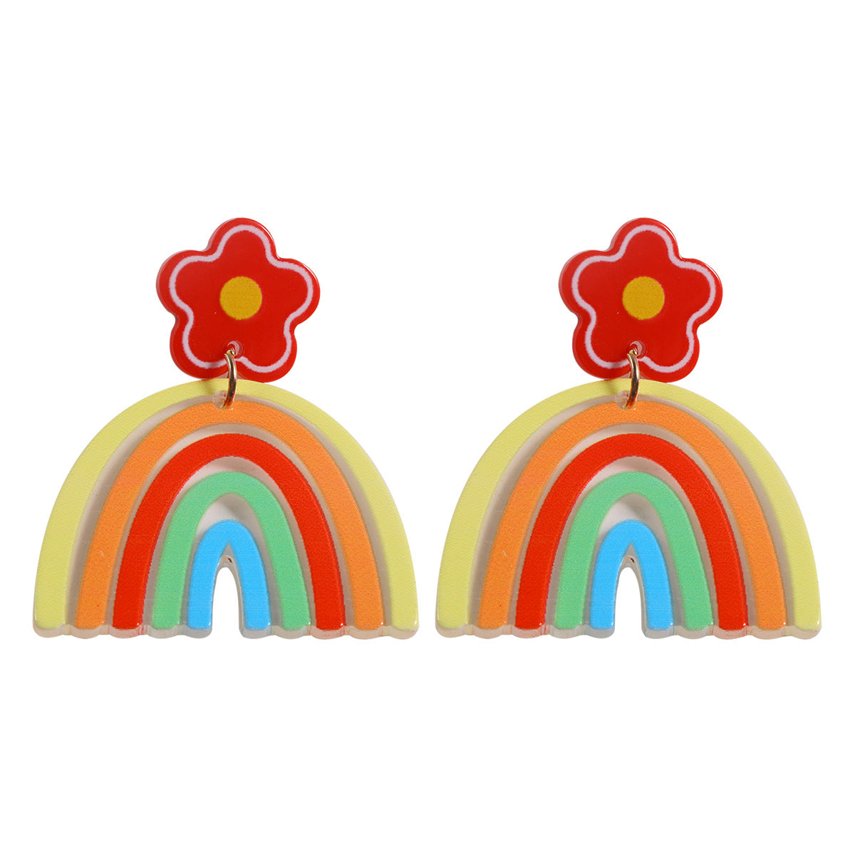 Wholesale Colorful Bohemian Rainbow Earrings