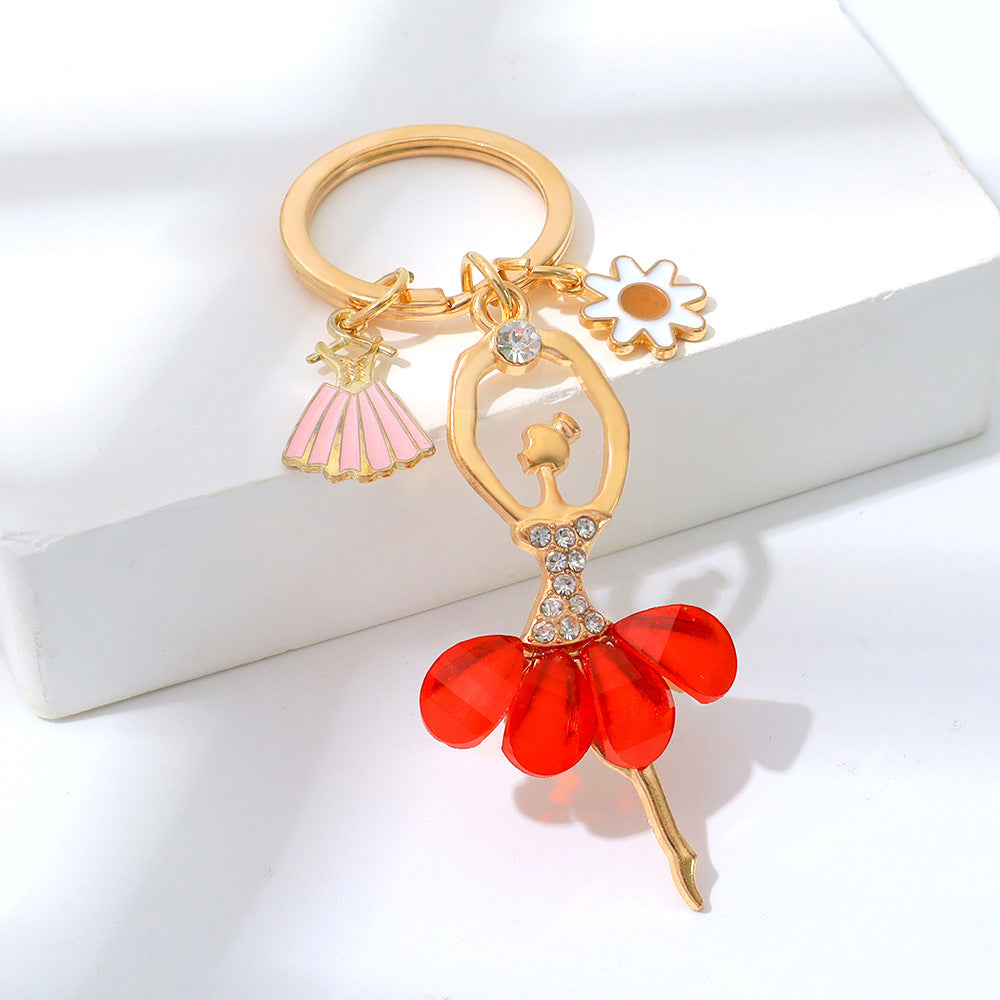 Wholesale Elegant Ballerina Girl Keychain