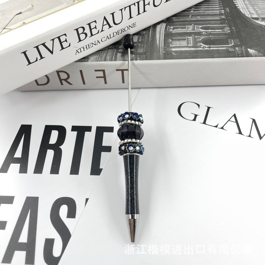 Wholesale Cute Petal Beadable Pen Personalized Cartoon Beadable Pens