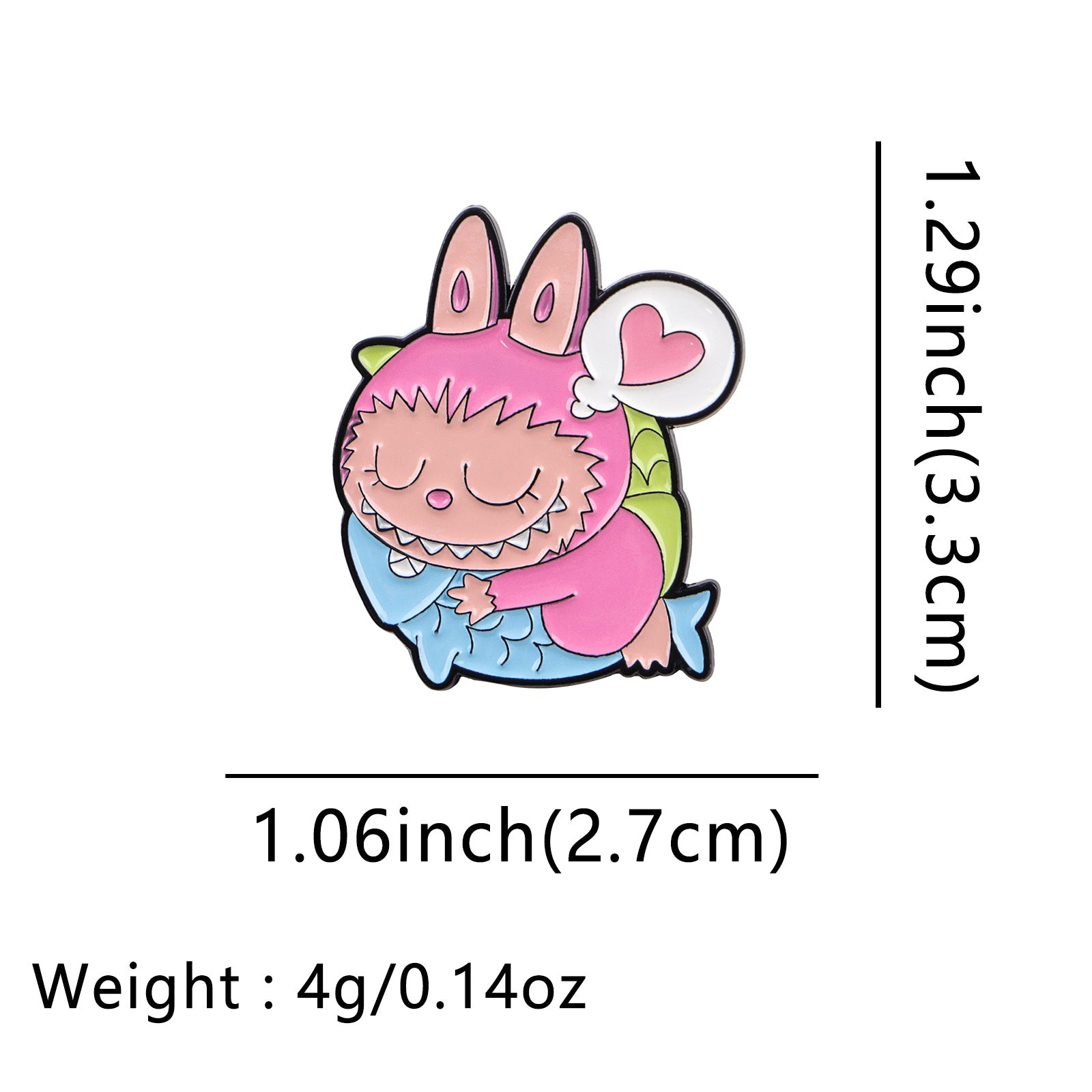 Wholesale 6pcs/pack Cartoon Brooch Cartoon Metal Badge Clothing Brooch Accessories