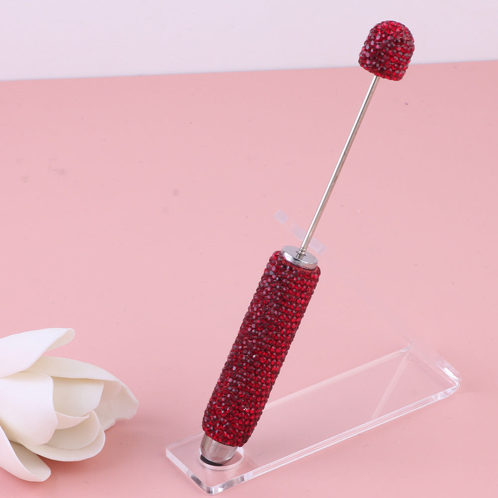 Wholesale  Live Hot Selling Color Touch Screen Pen Drill Pen Ceramic Mud Full Diamond Beaded Pen DIY Beaded Ballpoint Pen Heavy Industry Pen