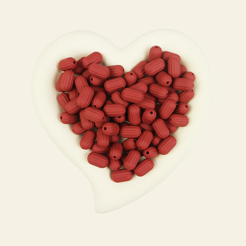 Wholesale 100pcs/pack Silicone Single Color Loose Bead DIY Bead Pen