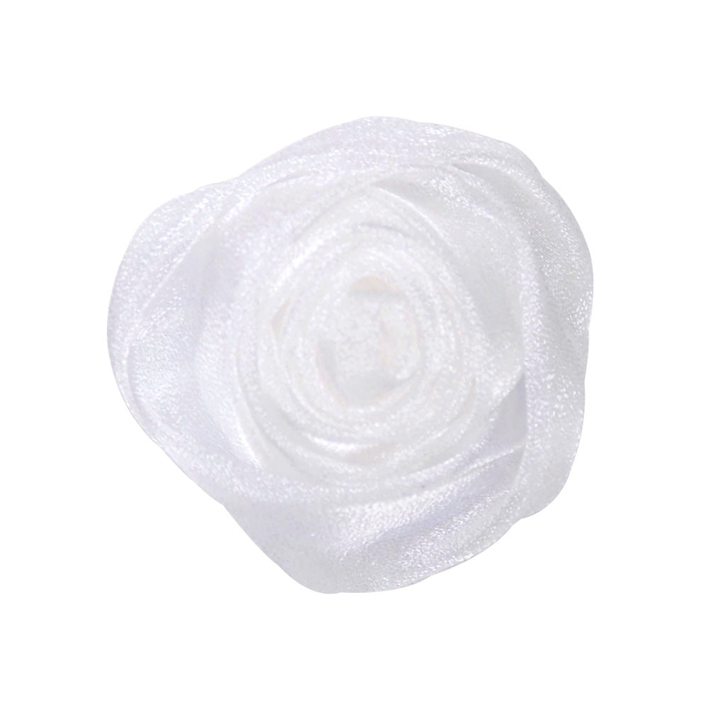 Wholesale Organza Three-dimensional Rosebud DIY Accessories