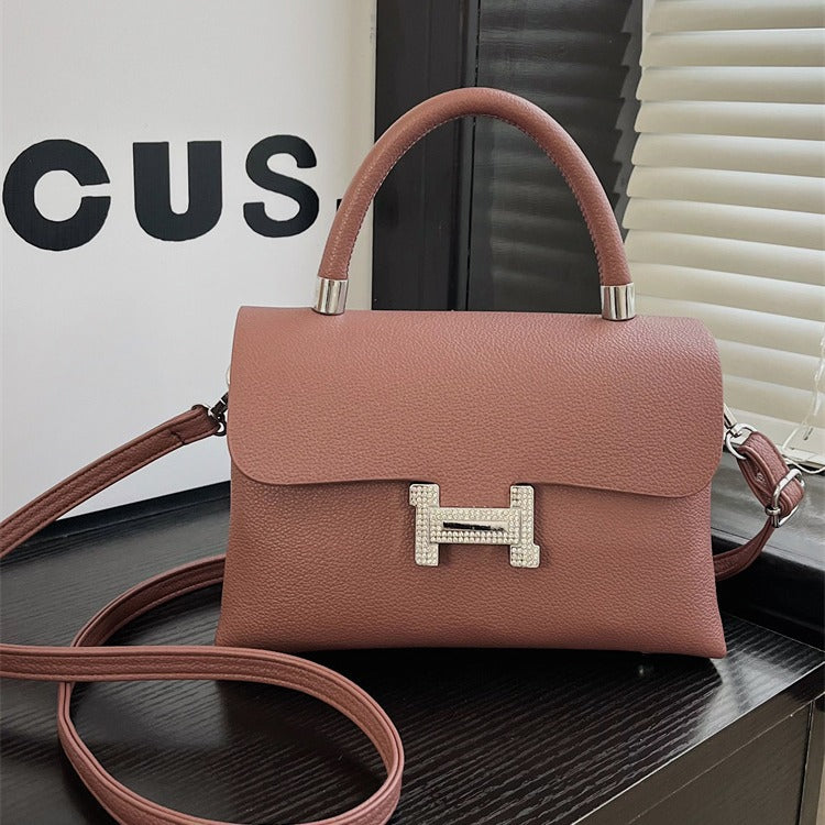 Wholesale Fashion Diamond Buckle Women's Crossbody Handbag Shoulder Bag