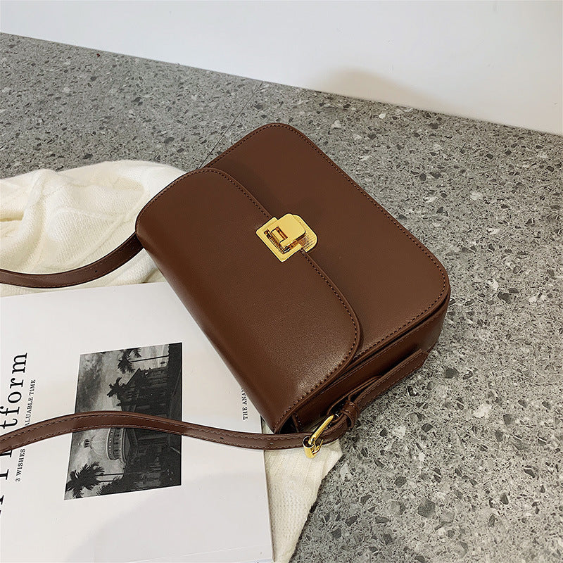Wholesale Autumn and Winter New PU Texture Crossbody Crossbody Solid Color Simple Small Square Bag