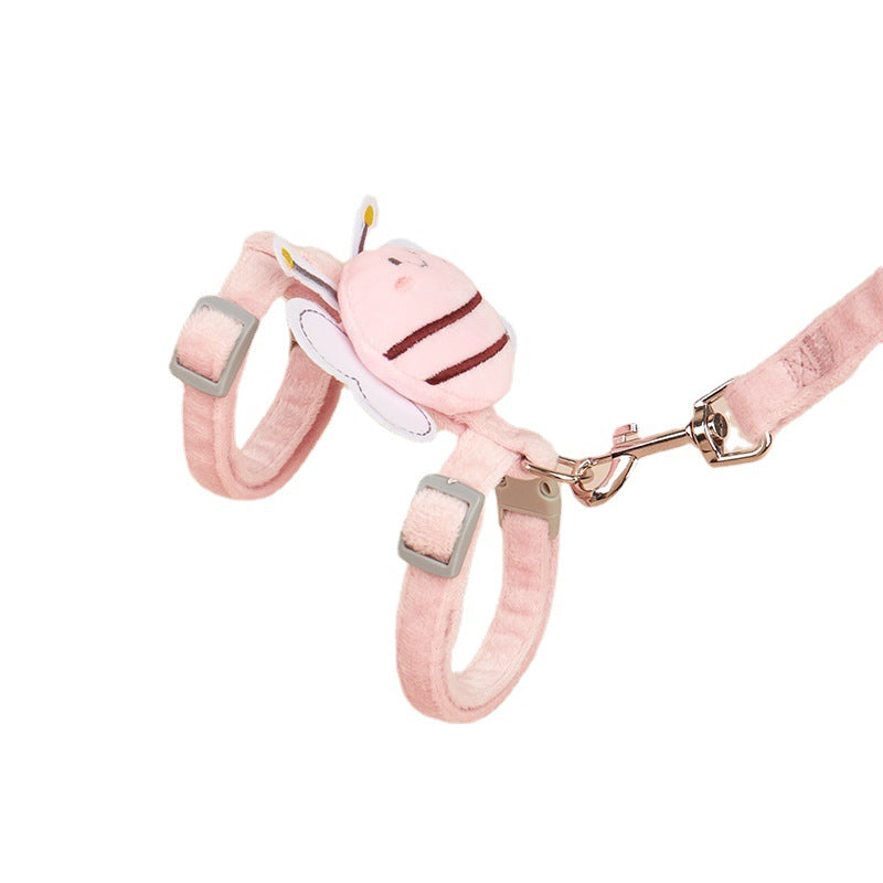 Wholesale Bee Pattern I-Shaped Nylon Leash