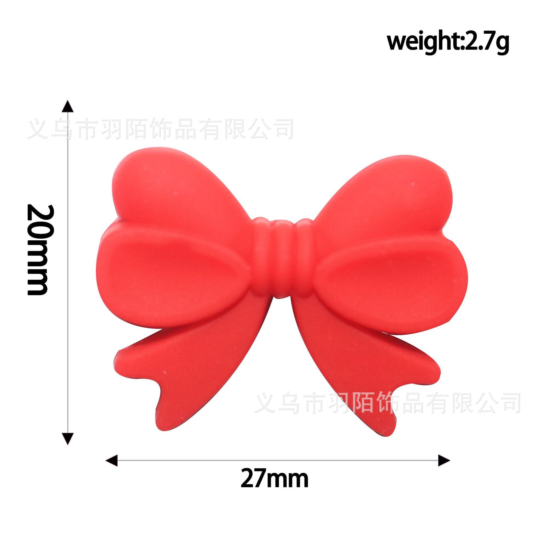 Wholesale 20pcs colorful bow Focal Beads