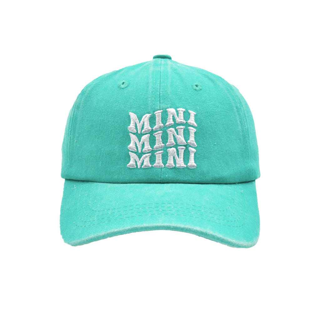 Wholesale Cotton Parent-child Three-row Letter MAMA MINI Baseball Cap