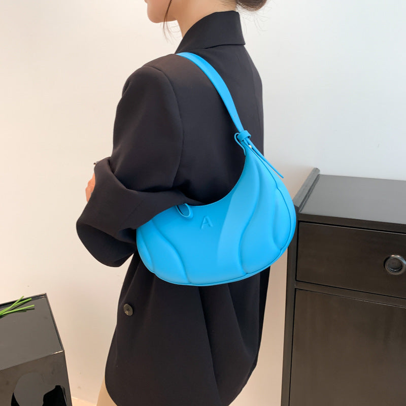 Wholesale Creative Creasing Underarm Shoulder Bag Crossbody Bag