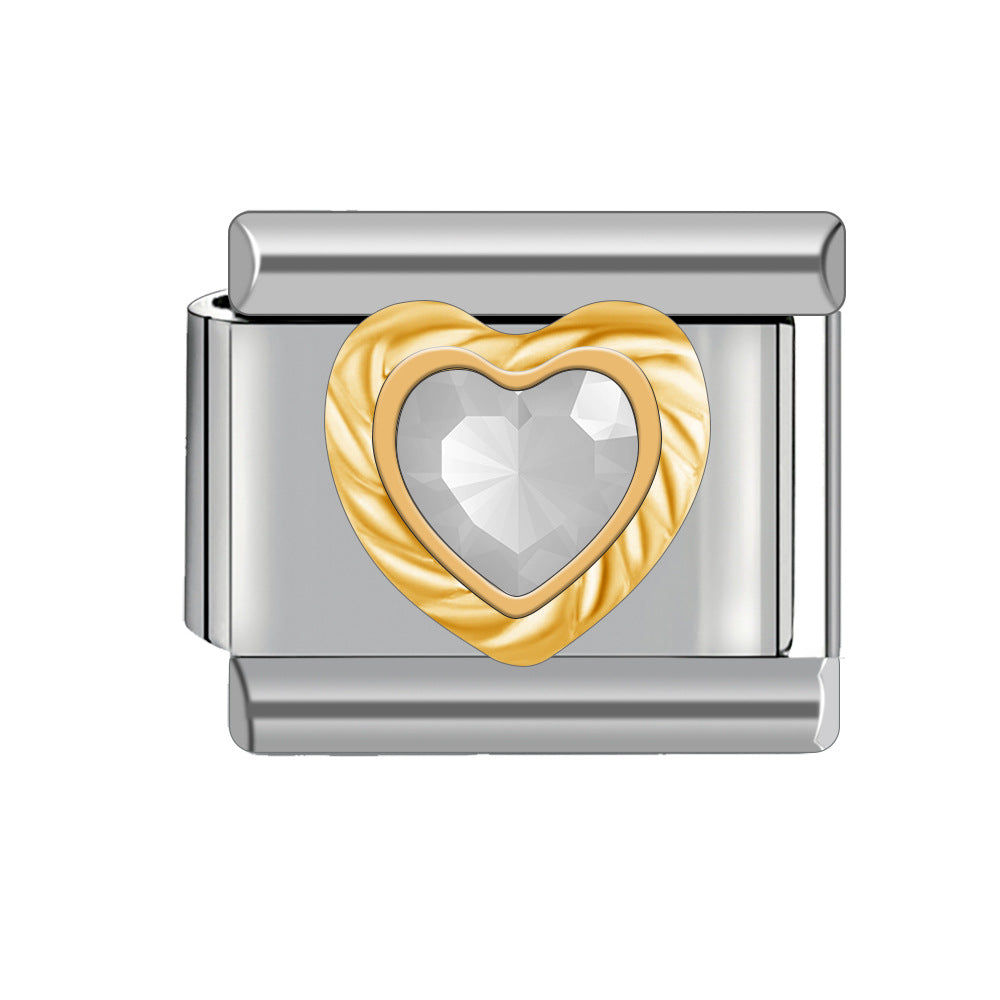 Wholesale Italian Charm Bracelet 9mm DIY Spliced Detachable Cute Pattern Combination Bracelet