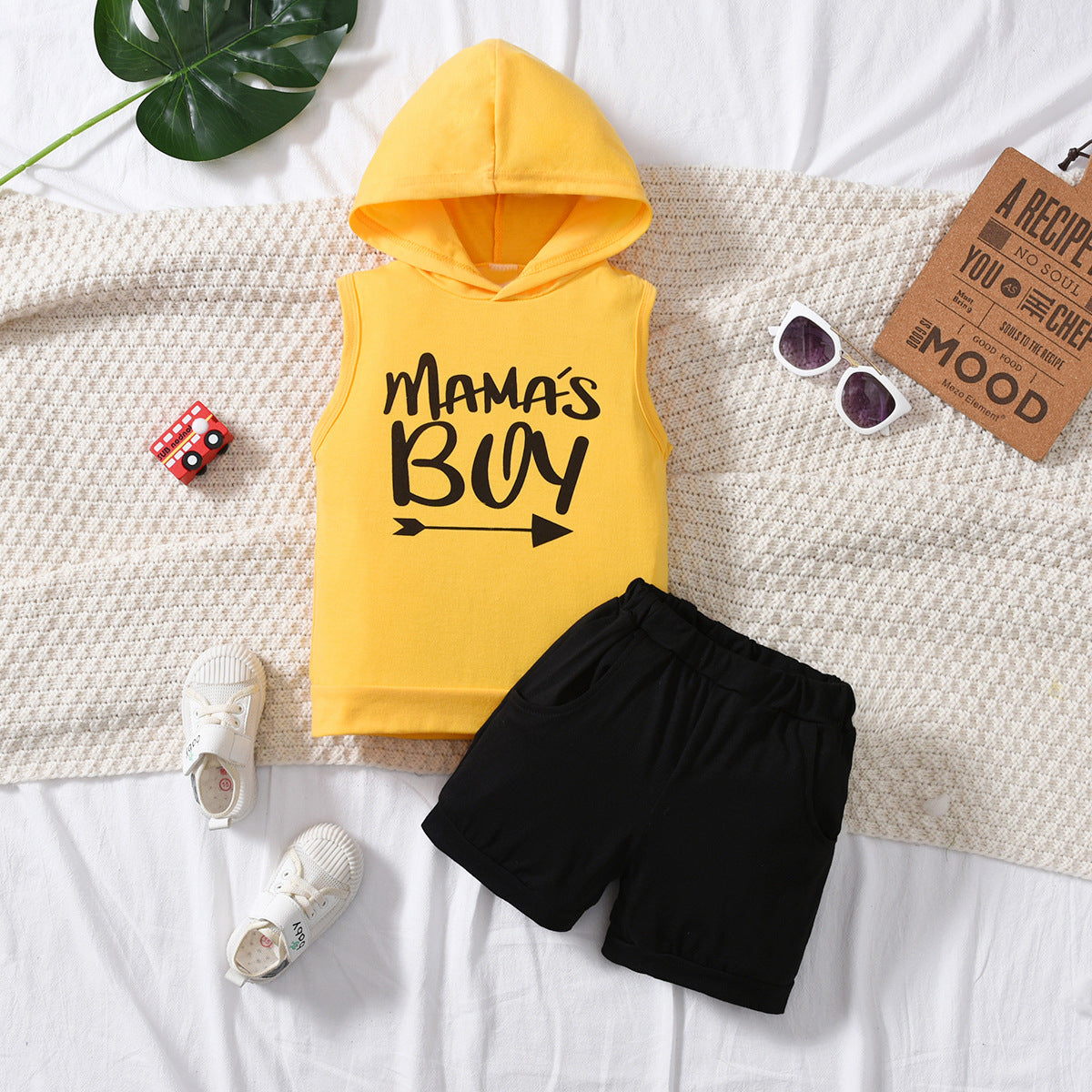 Wholesale Boys Printed Letters Mamas Boy Suit Hoodie Baby Clothes