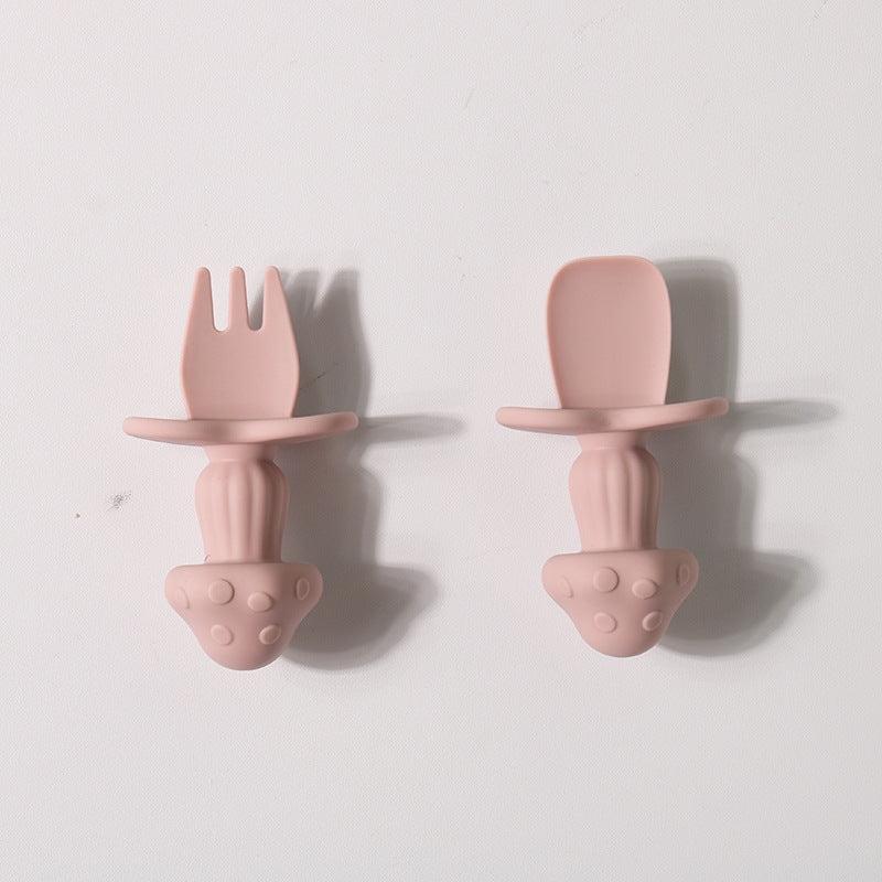 Wholesale Baby Short Handled Silicone Spoons