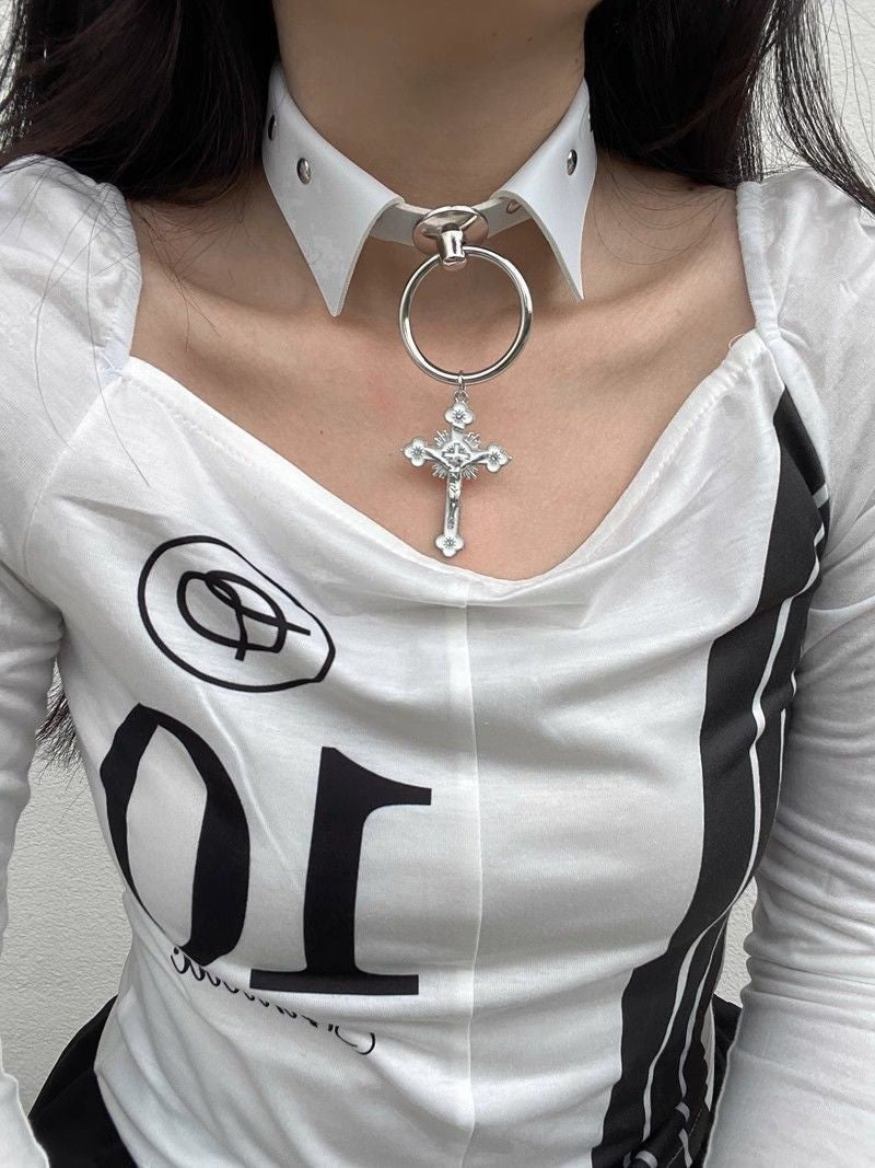 Wholesale Vintage Maillard Collar Plush Sunflower Pendant Necklace