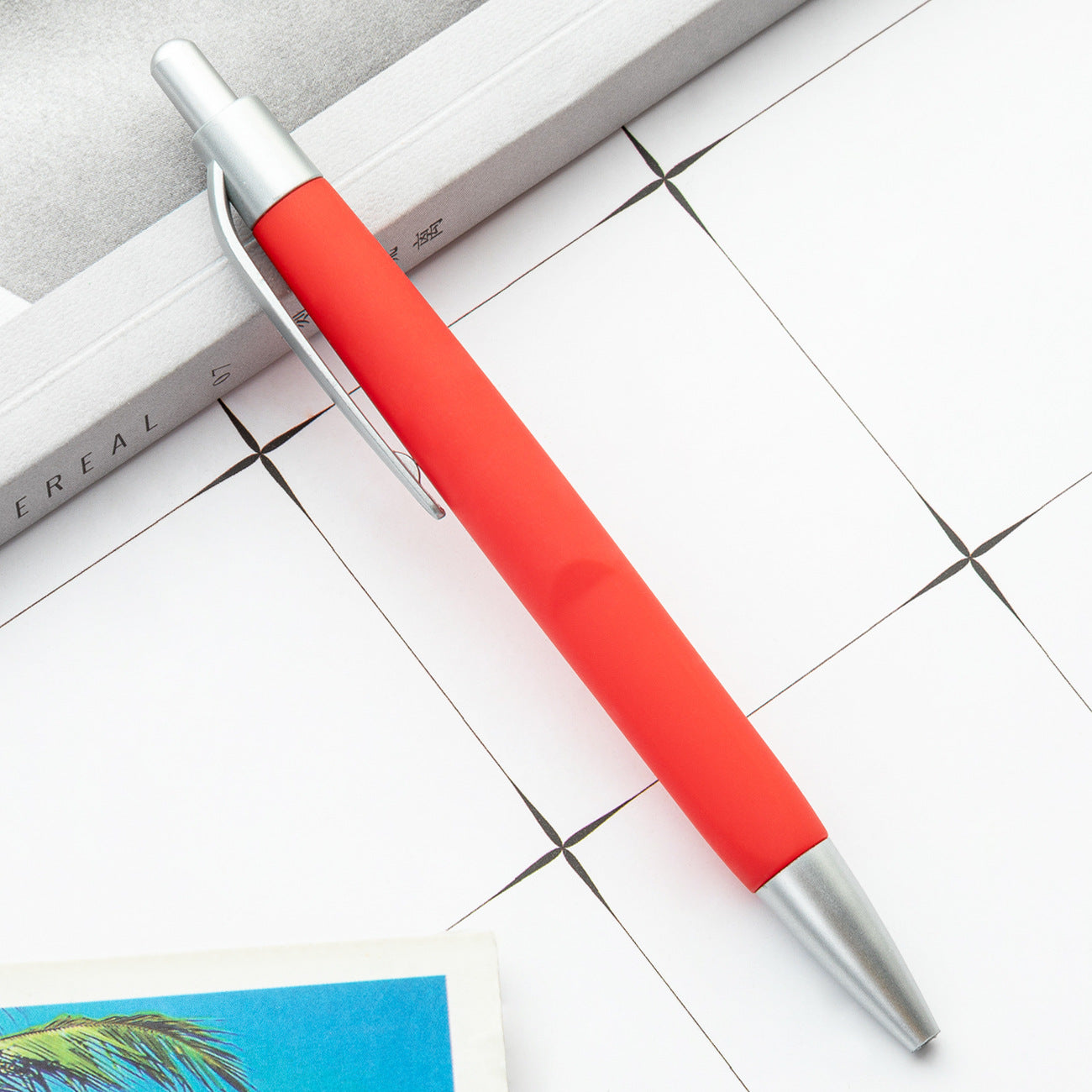 Wholesale Color Spray Glue Push-button Customizable Plastic Ballpoint Pens