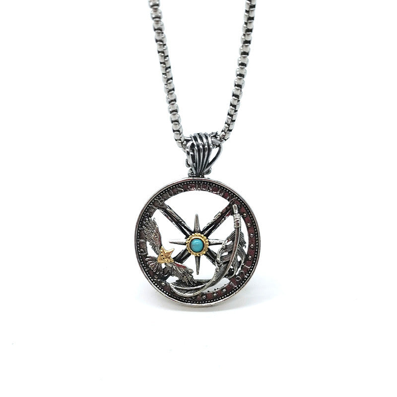 Wholesale Feather Strand Empty Pendant Alloy Necklace