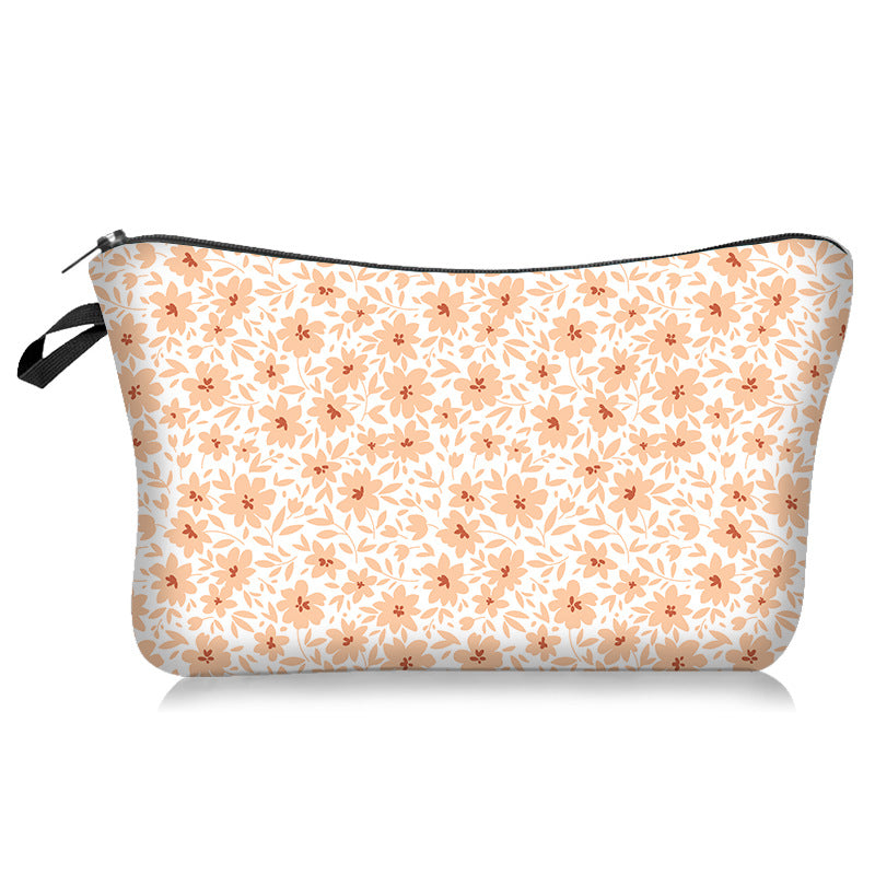 Wholesale Pastoral Style Small Floral Series Cosmetic Bag Portable Travel Bag Toiletry Bag