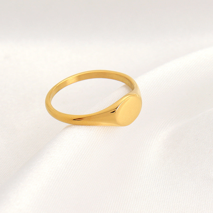 Wholesale Diamond Stainless Steel Titanium Steel Ring