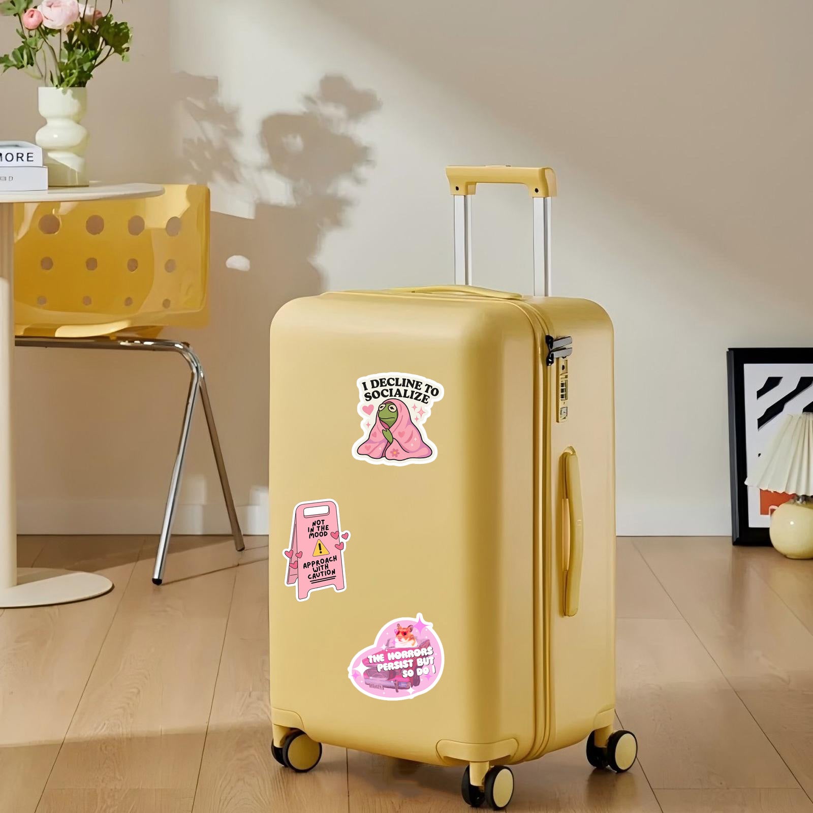 Wholesale 55 Pink Emoji Doodle Stickers Cute Funny Waterproof Vinyl Stickers